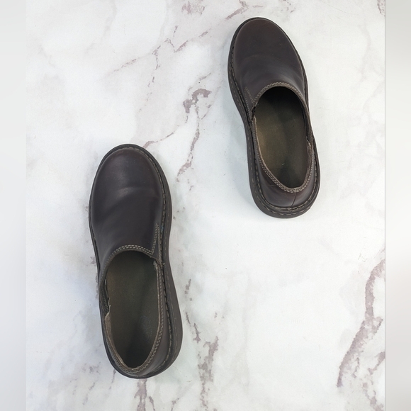 Chaco Slip On Women Size 8.5 Zaagh Gunnison Chocolate Brown Leather Loafers - Picture 1 of 12